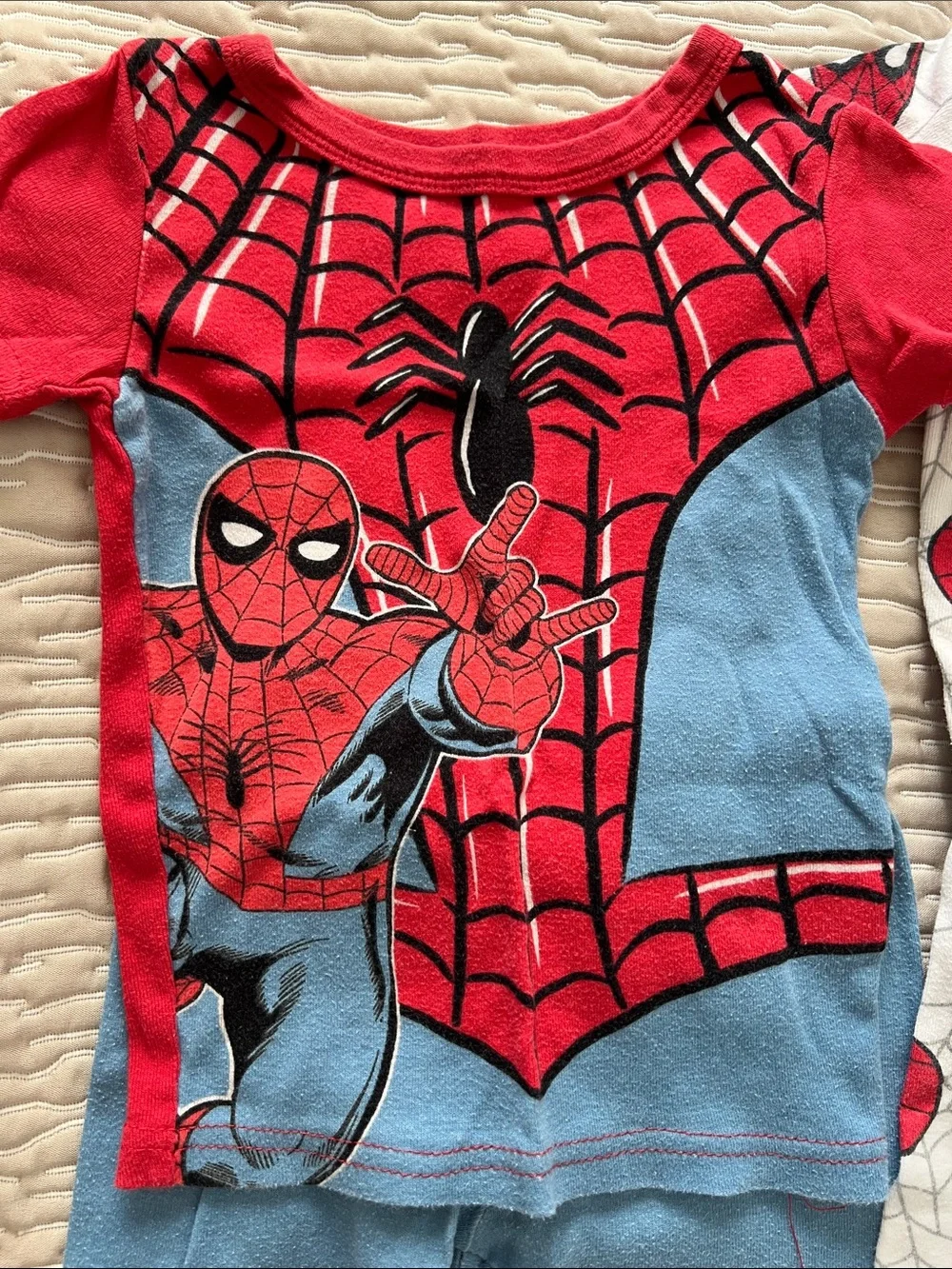 Marvel Spiderman Superhero Kids Costume Pajama Set